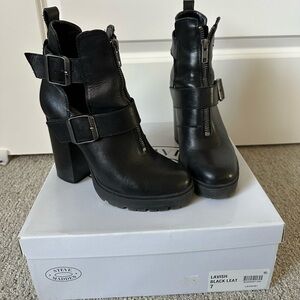 Steve Madden Lavish Buckle Bootie
